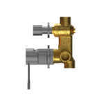 Opal Shower Mixer With Diverter Separate Plate Graphite