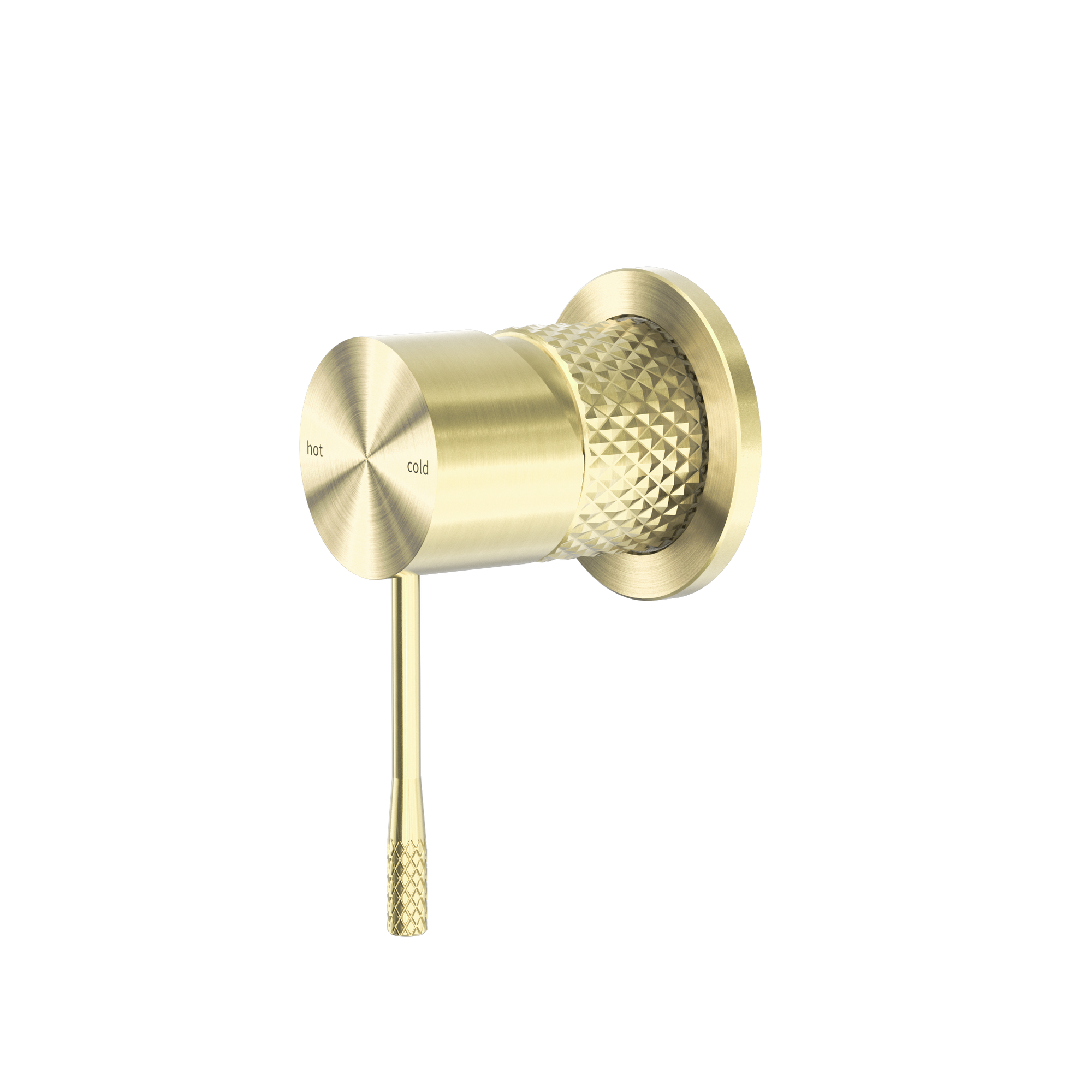 Opal Shower Mixer 60mm Plate Brushed Gold