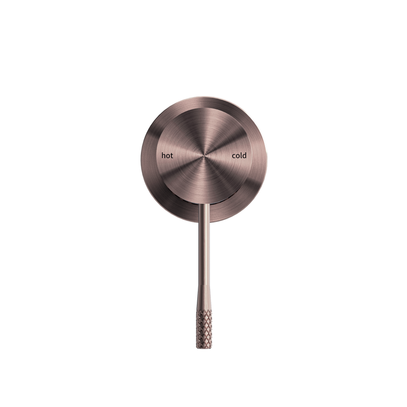 Opal Shower Mixer 60mm Plate Brushed Bronze