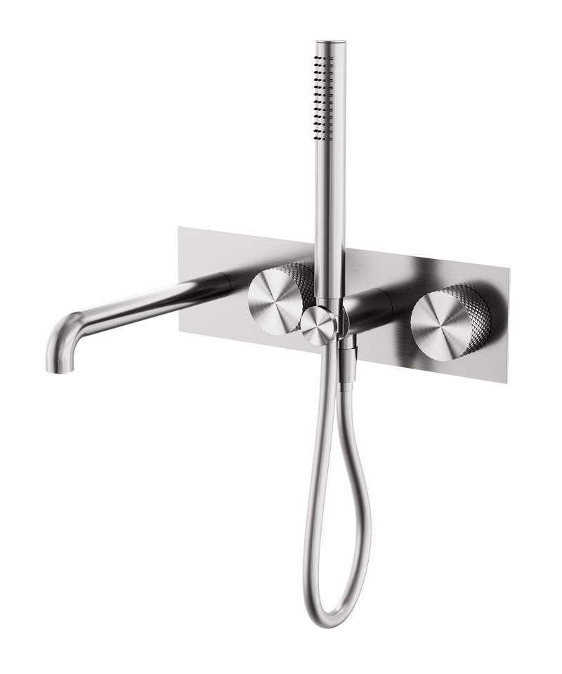 Opal Progressive Shower System With Spout 230mm Brushed Nickel