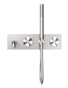 Opal Progressive Shower System With Spout 230mm Brushed Nickel
