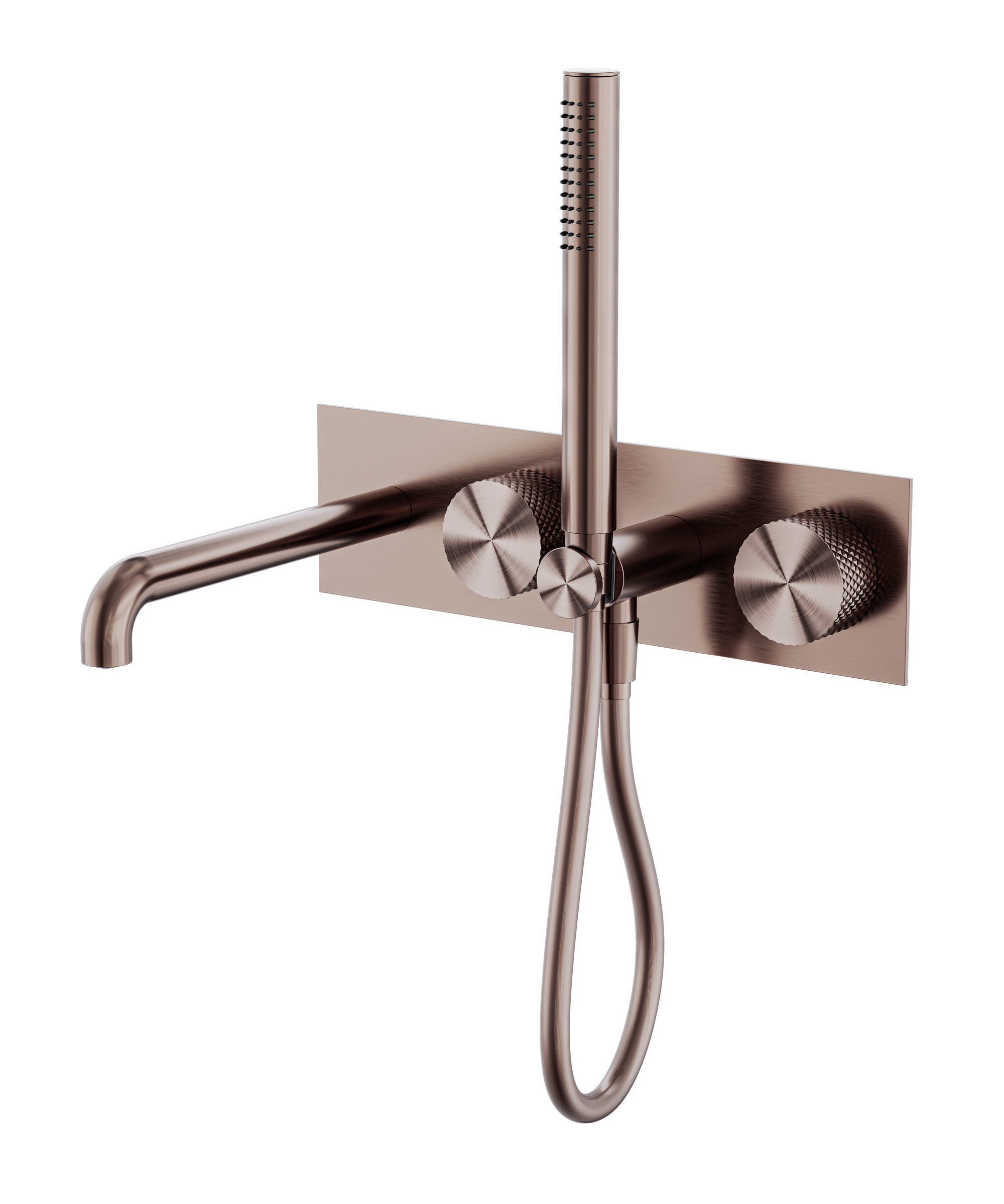 Opal Progressive Shower System With Spout 230mm Brushed Bronze