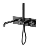 Opal Progressive Shower System With Spout 230mm Graphite