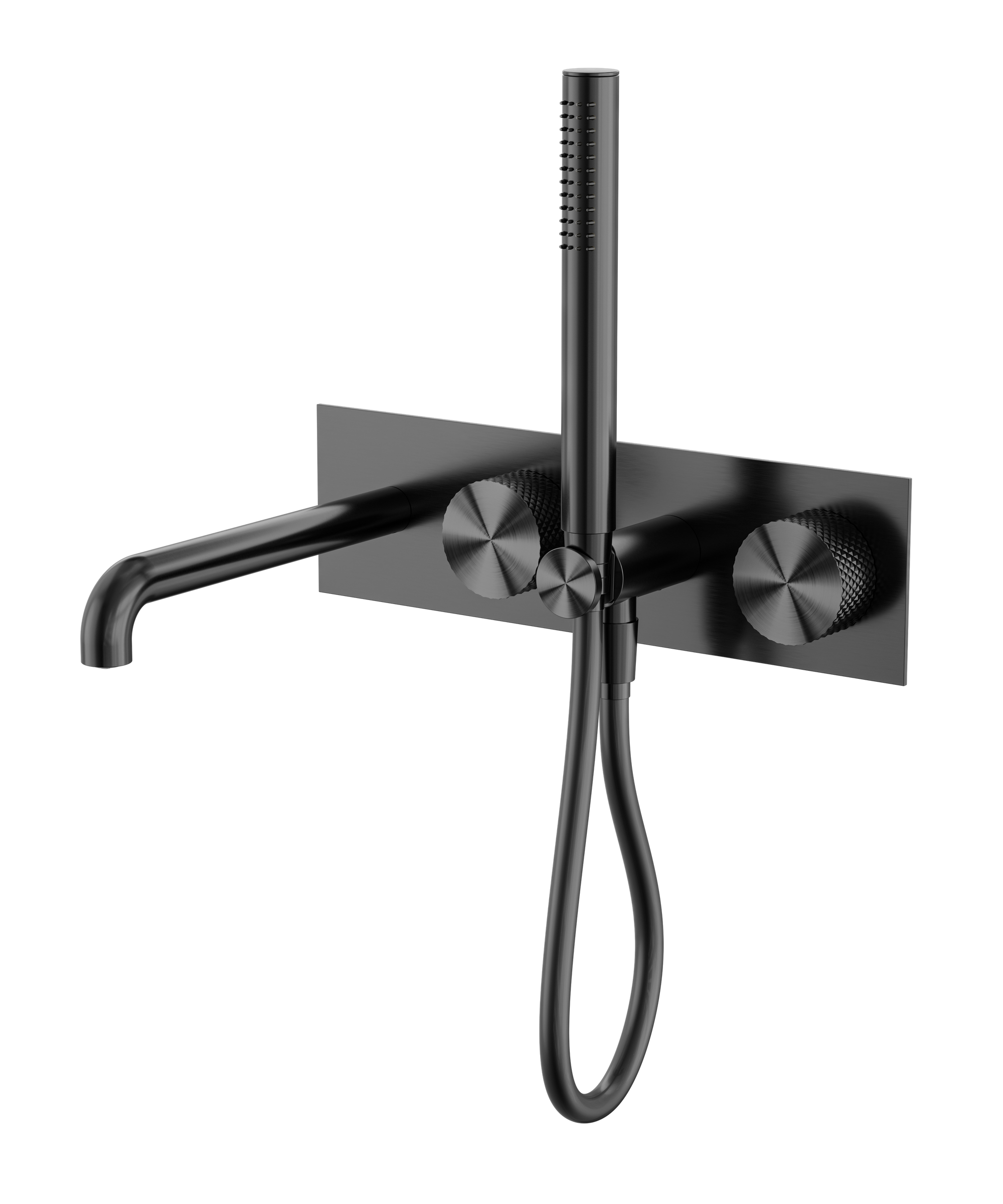 Opal Progressive Shower System With Spout 230mm Graphite
