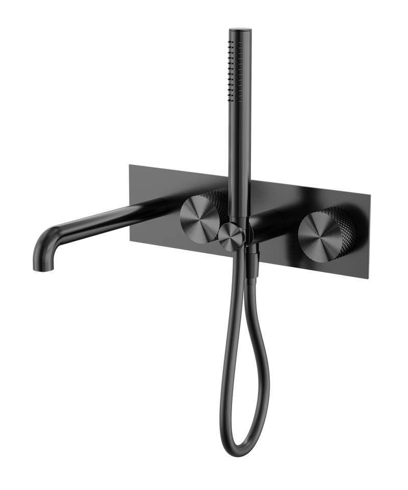 Opal Progressive Shower System With Spout 230mm Graphite