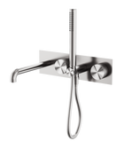 Opal Progressive Shower System With Spout 250mm Brushed Nickel