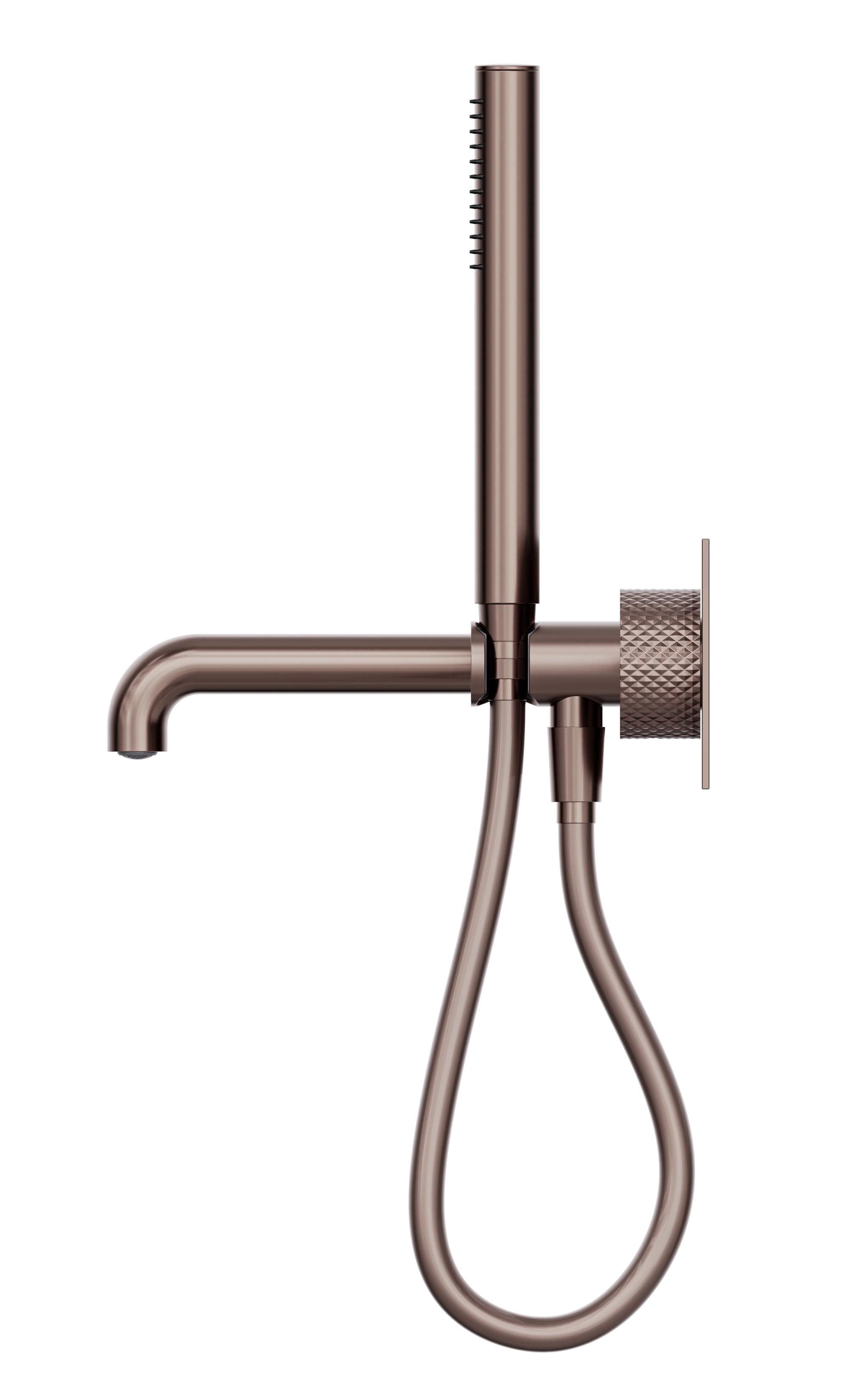 Opal Progressive Shower System With Spout 250mm Brushed Bronze