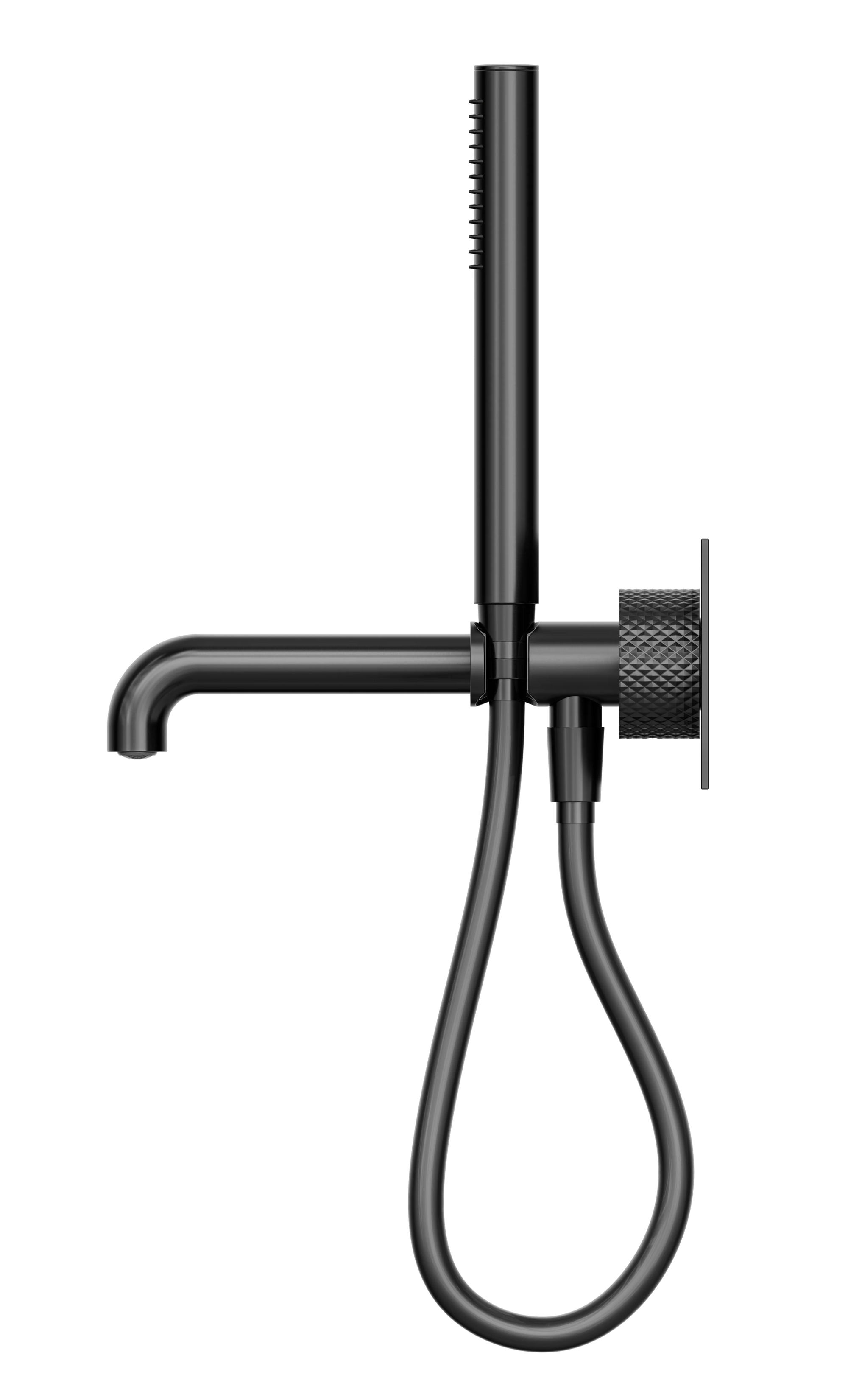 Opal Progressive Shower System With Spout 250mm Graphite