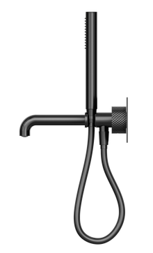 Opal Progressive Shower System With Spout 250mm Graphite