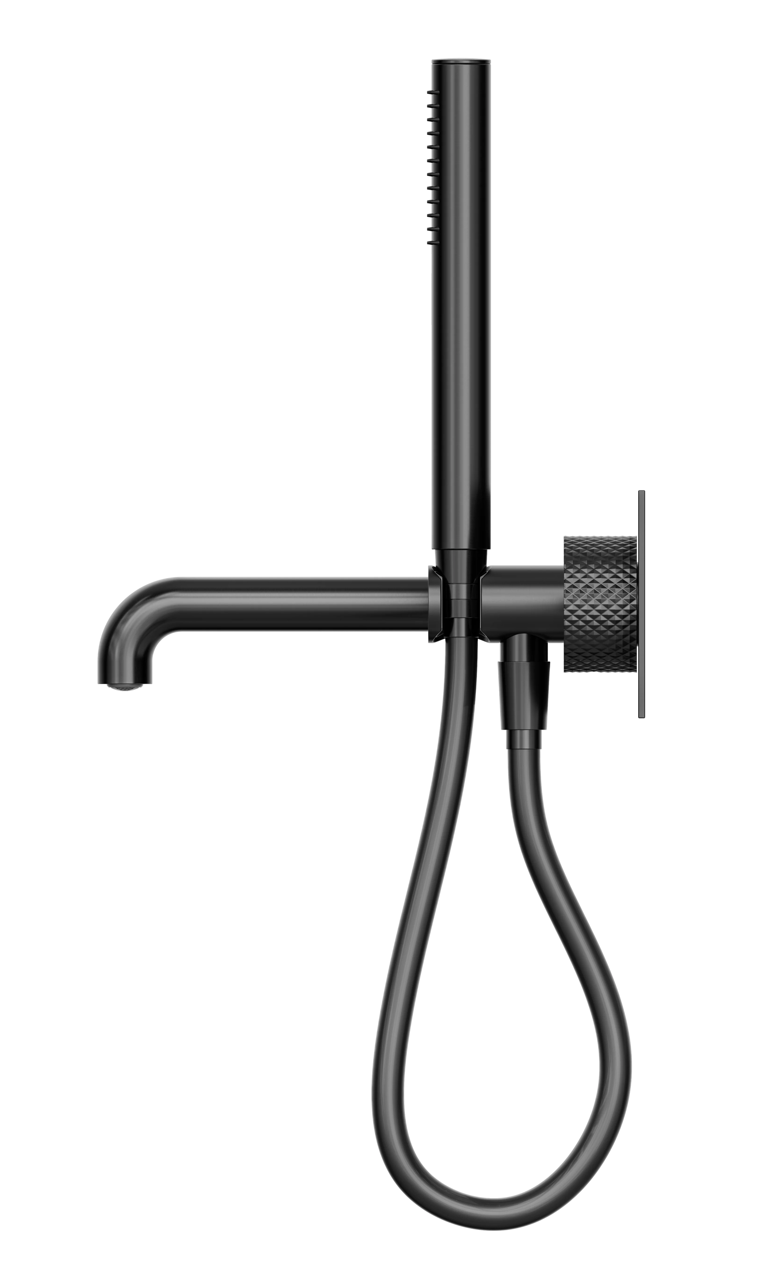 Opal Progressive Shower System With Spout 250mm Graphite