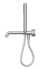 Opal Progressive Shower System Separate Plate With Spout 230mm Brushed Nickel