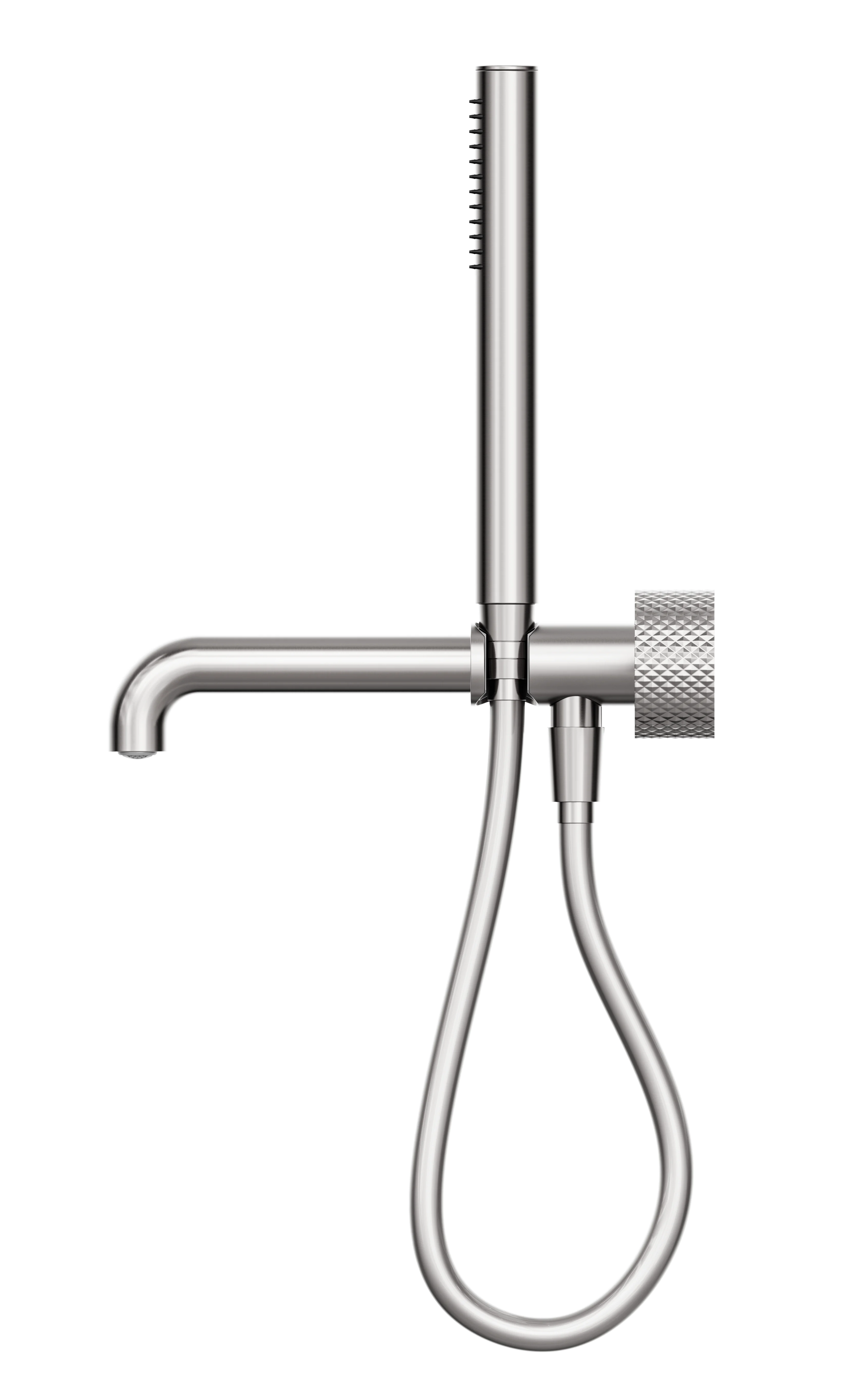 Opal Progressive Shower System Separate Plate With Spout 230mm Brushed Nickel