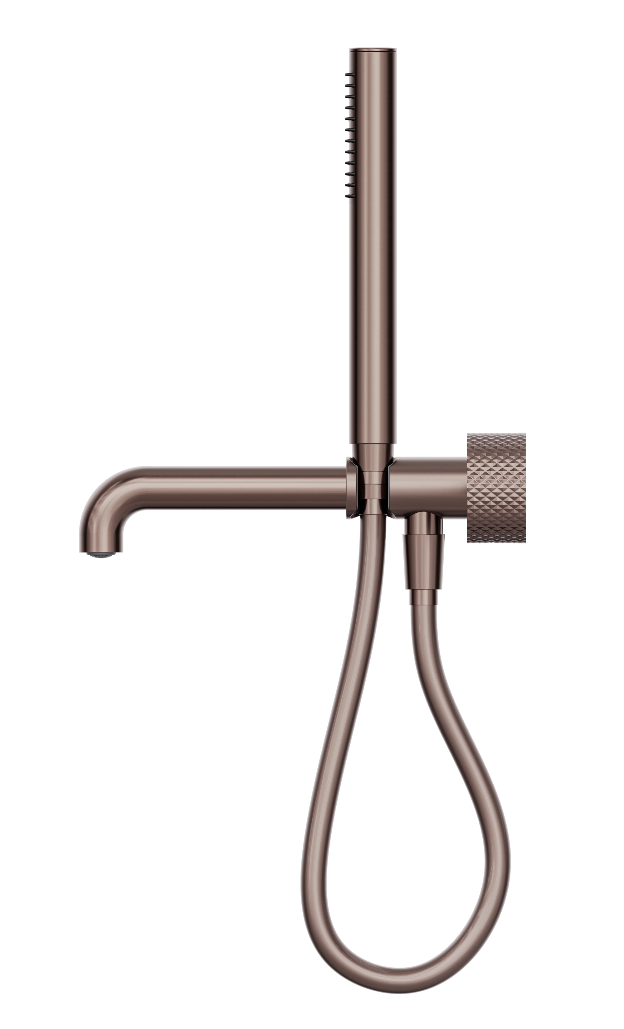 Opal Progressive Shower System Separate Plate With Spout 230mm Brushed Bronze