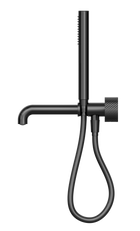 Opal Progressive Shower System Separate Plate With Spout 230mm Graphite