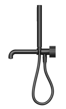 Opal Progressive Shower System Separate Plate With Spout 230mm Graphite