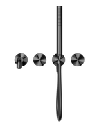 Opal Progressive Shower System Separate Plate With Spout 250mm Graphite