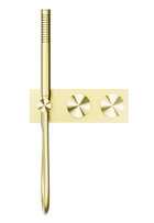 Opal Progressive Shower System Brushed Gold