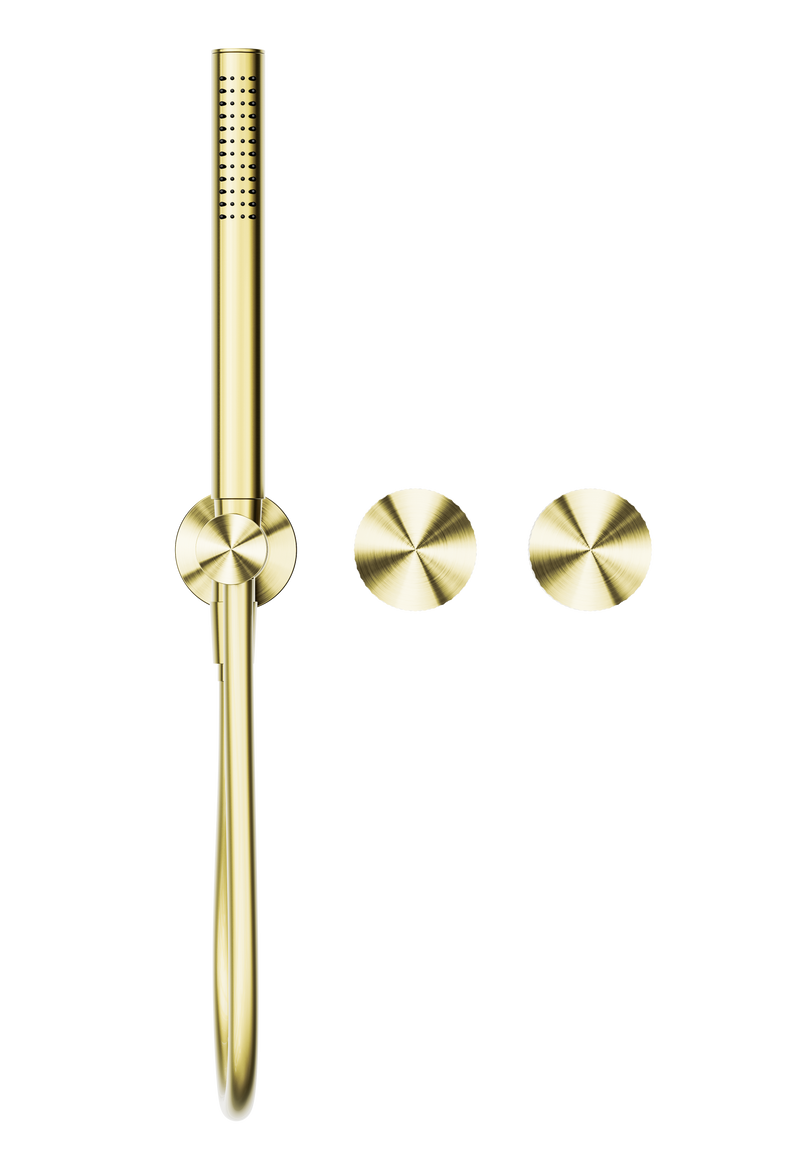 Opal Progressive Shower System Separate Plate Brushed Gold