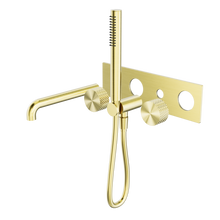 Opal Progressive Shower System With Spout 230mm Trim Kits Only Brushed Gold