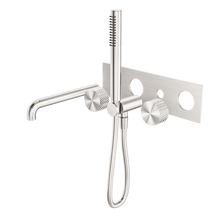 Opal Progressive Shower System With Spout 230mm Trim Kits Only Brushed Nickel