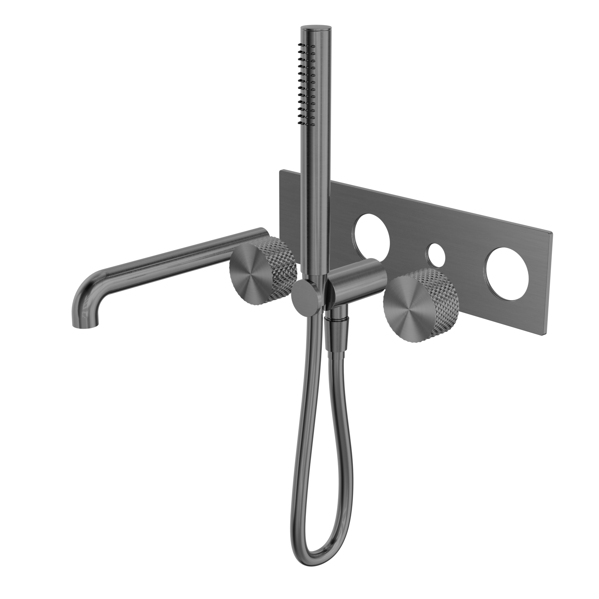Opal Progressive Shower System With Spout 230mm Trim Kits Only Graphite