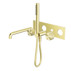 Opal Progressive Shower System With Spout 250mm Trim Kits Only Brushed Gold