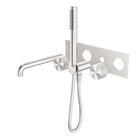 Opal Progressive Shower System With Spout 250mm Trim Kits Only Brushed Nickel