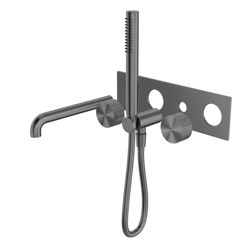Opal Progressive Shower System With Spout 250mm Trim Kits Only Graphite