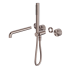Opal Progressive Shower System Separate Plate With Spout 230mm Trim Kits Only Brushed Bronze