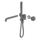 Opal Progressive Shower System Separate Plate With Spout 250mm Trim Kits Only Graphite
