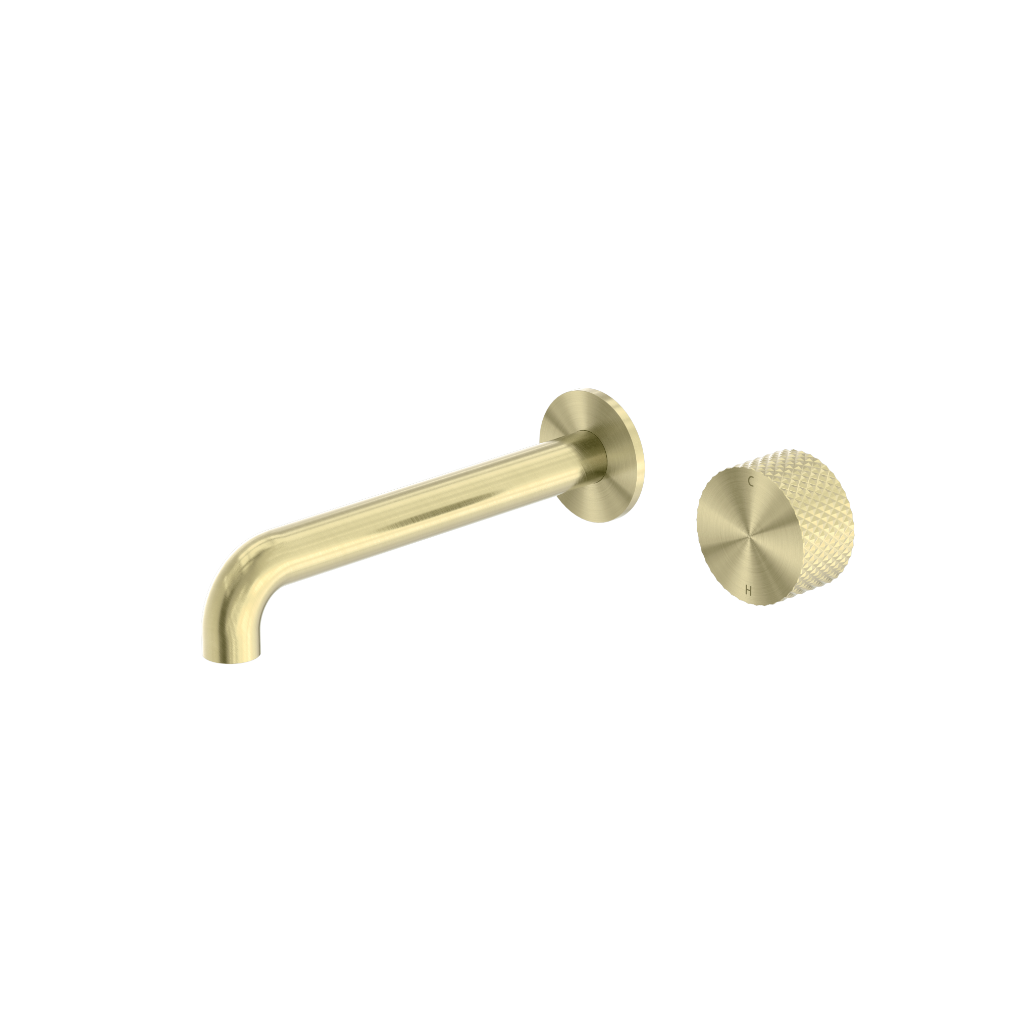 Opal Progressive Wall Basin/Bath Set 160mm Brushed Gold