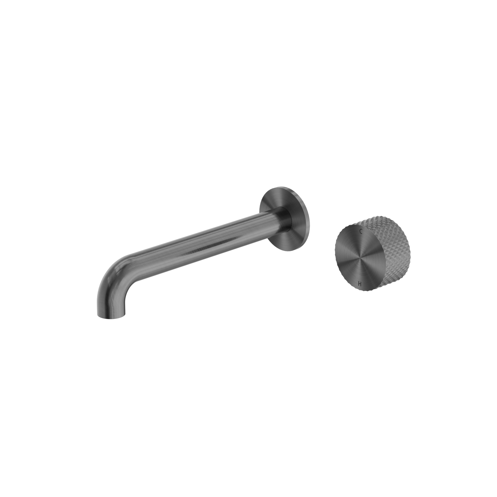 Opal Progressive Wall Basin/Bath Set 160mm Graphite