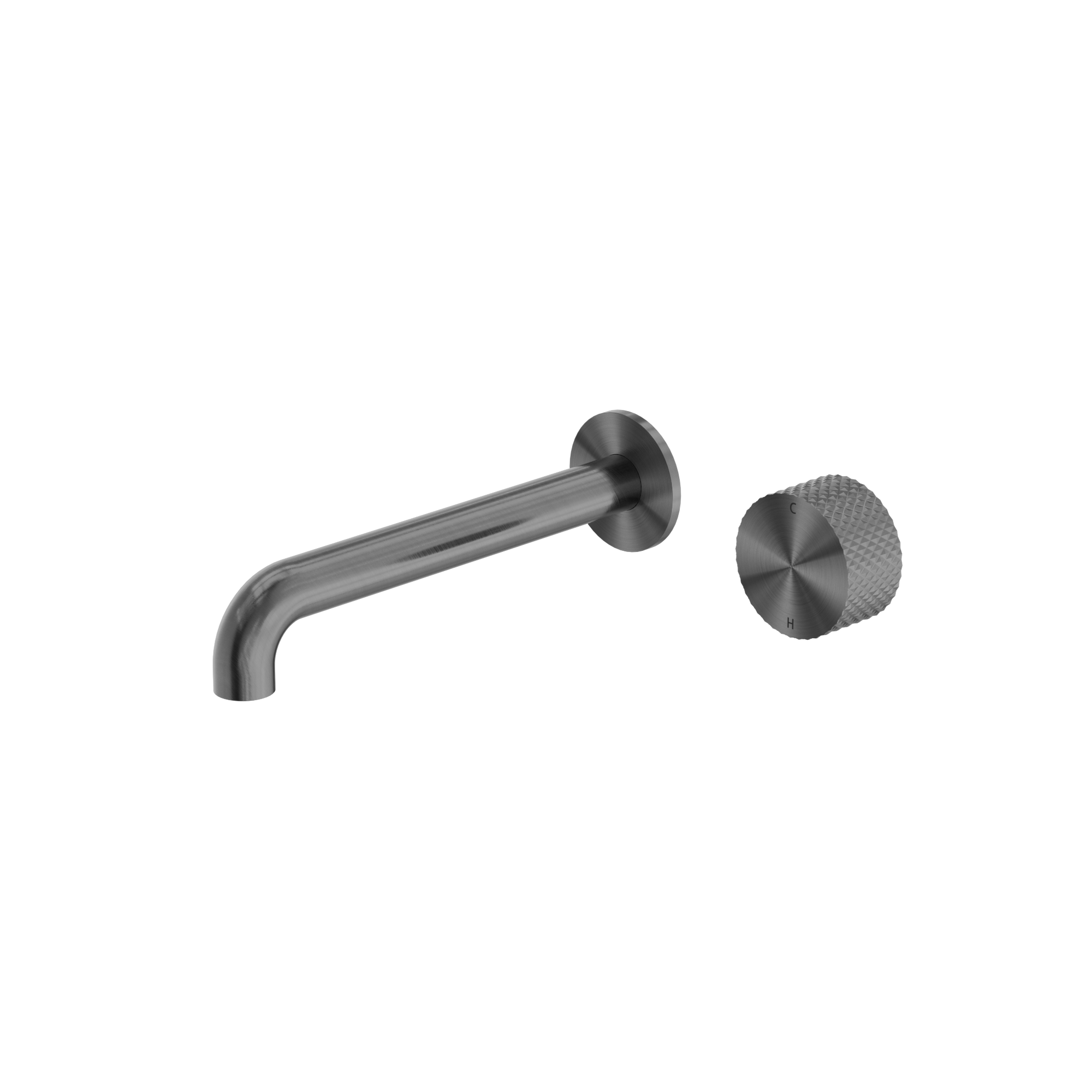 Opal Progressive Wall Basin/Bath Set 185mm Graphite