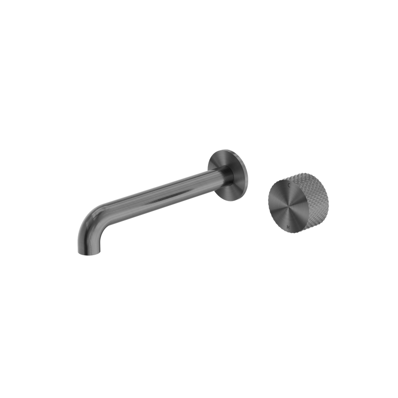 Opal Progressive Wall Basin/Bath Set 185mm Graphite