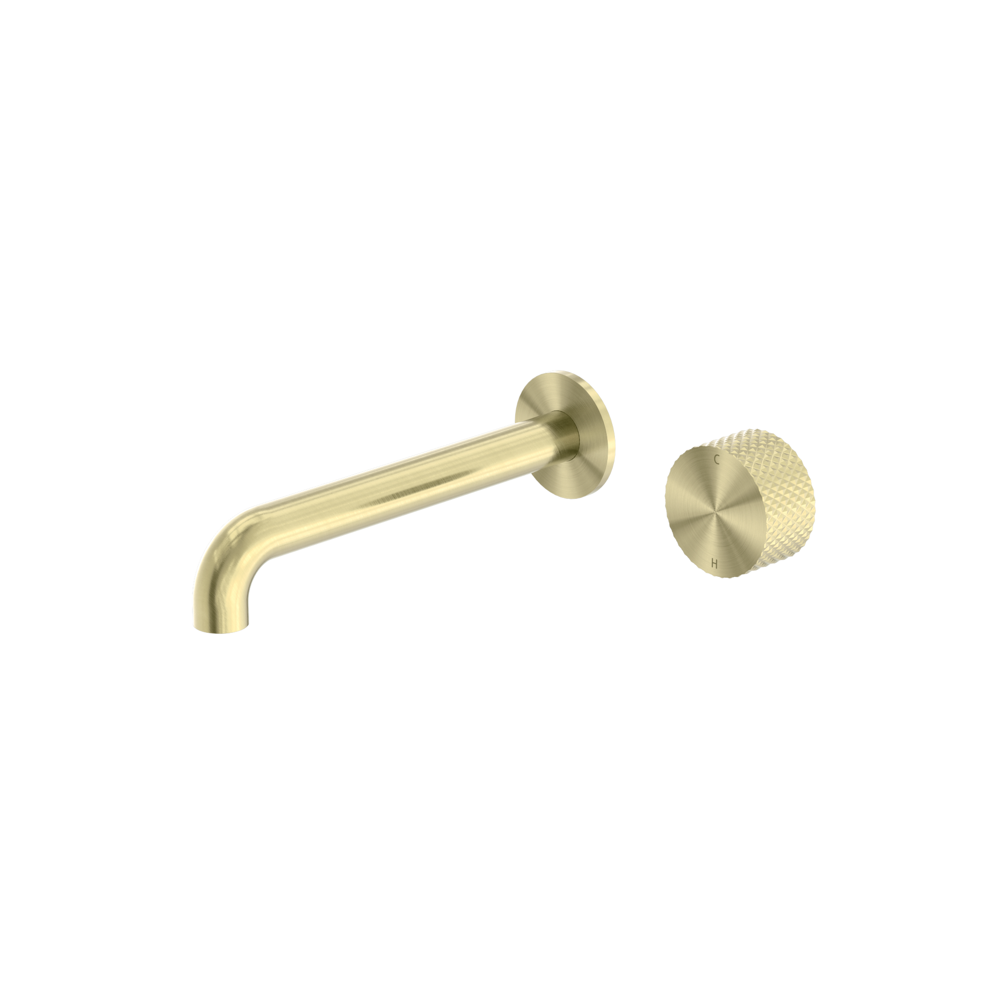 Opal Progressive Wall Basin/Bath Set 230mm Brushed Gold