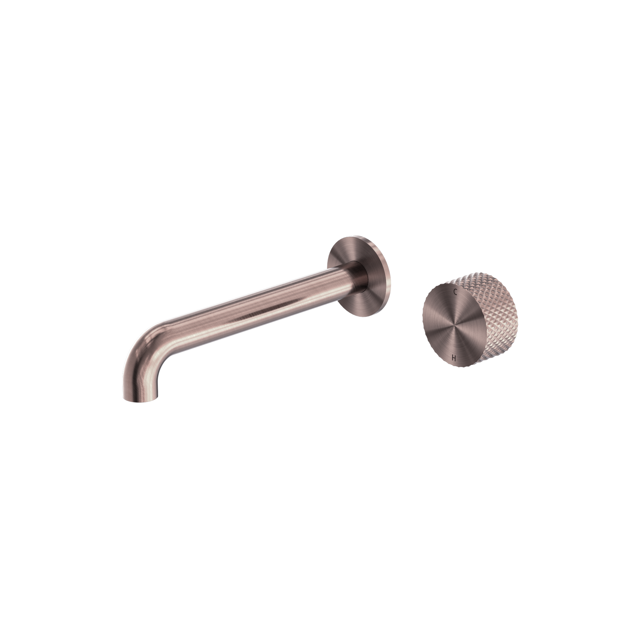 Opal Progressive Wall Basin/Bath Set 260mm Brushed Bronze