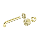 Opal Progressive Wall Basin/Bath Set 185mm Trim Kits Only Brushed Gold