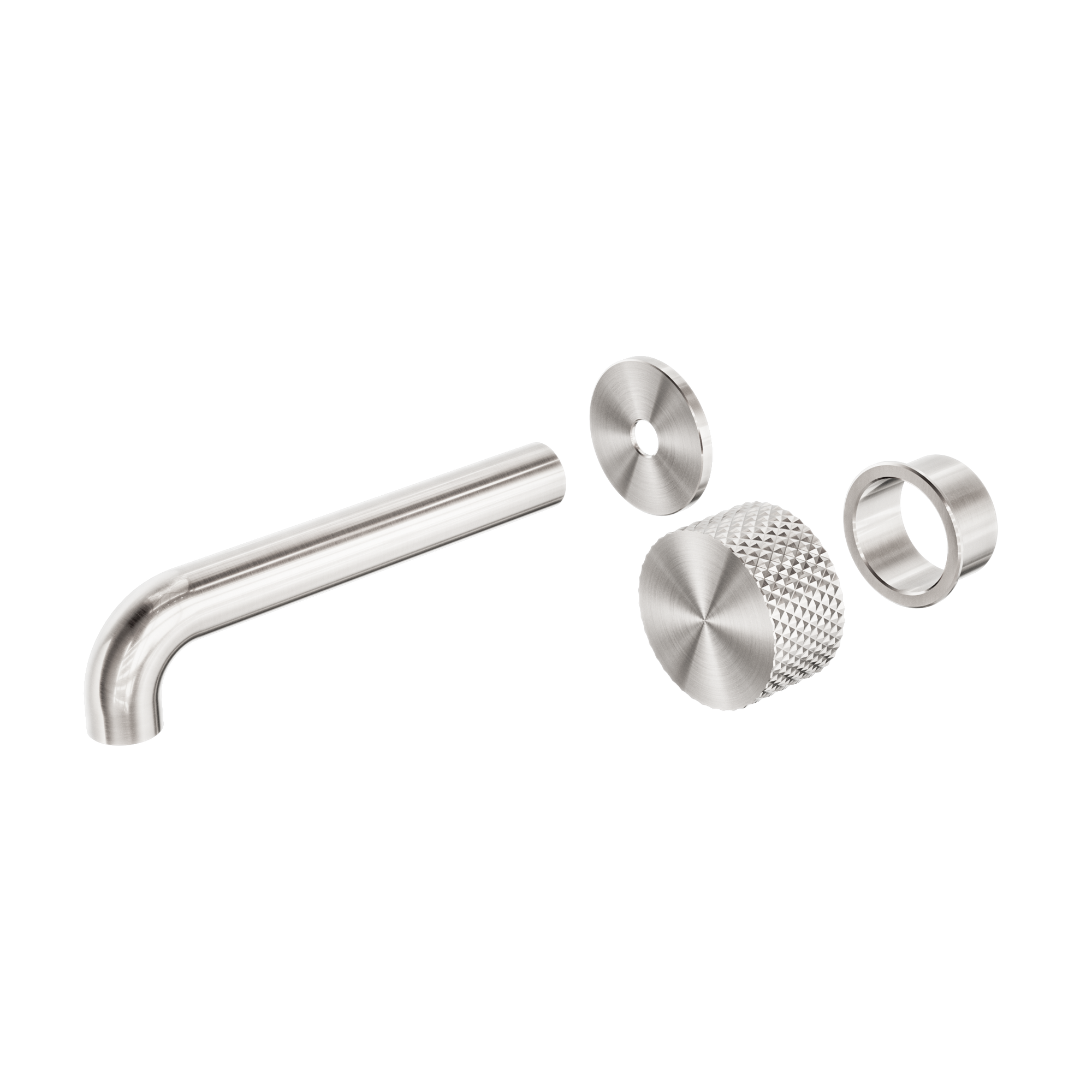 Opal Progressive Wall Basin/Bath Set 185mm Trim Kits Only Brushed Nickel