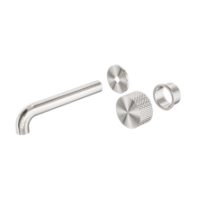 Opal Progressive Wall Basin/Bath Set 185mm Trim Kits Only Brushed Nickel