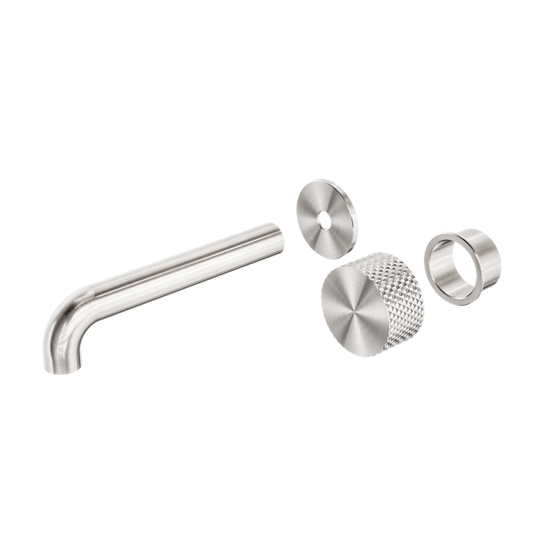 Opal Progressive Wall Basin/Bath Set 185mm Trim Kits Only Brushed Nickel