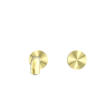 Opal Progressive Wall Basin/Bath Set 185mm Brushed Gold