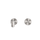 Opal Progressive Wall Basin/Bath Set 185mm Brushed Nickel