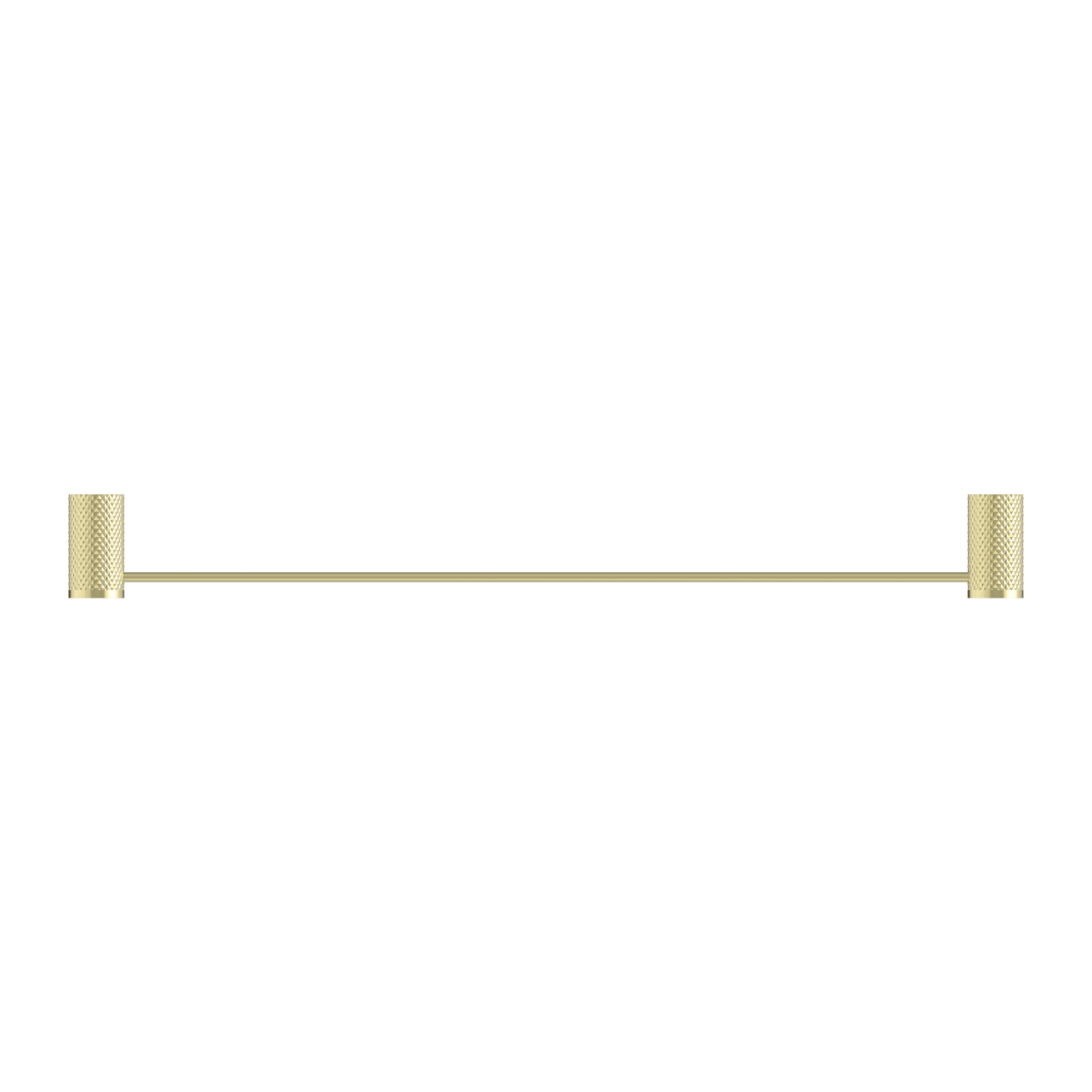 Opal Single Towel Rail 600mm Brushed Gold