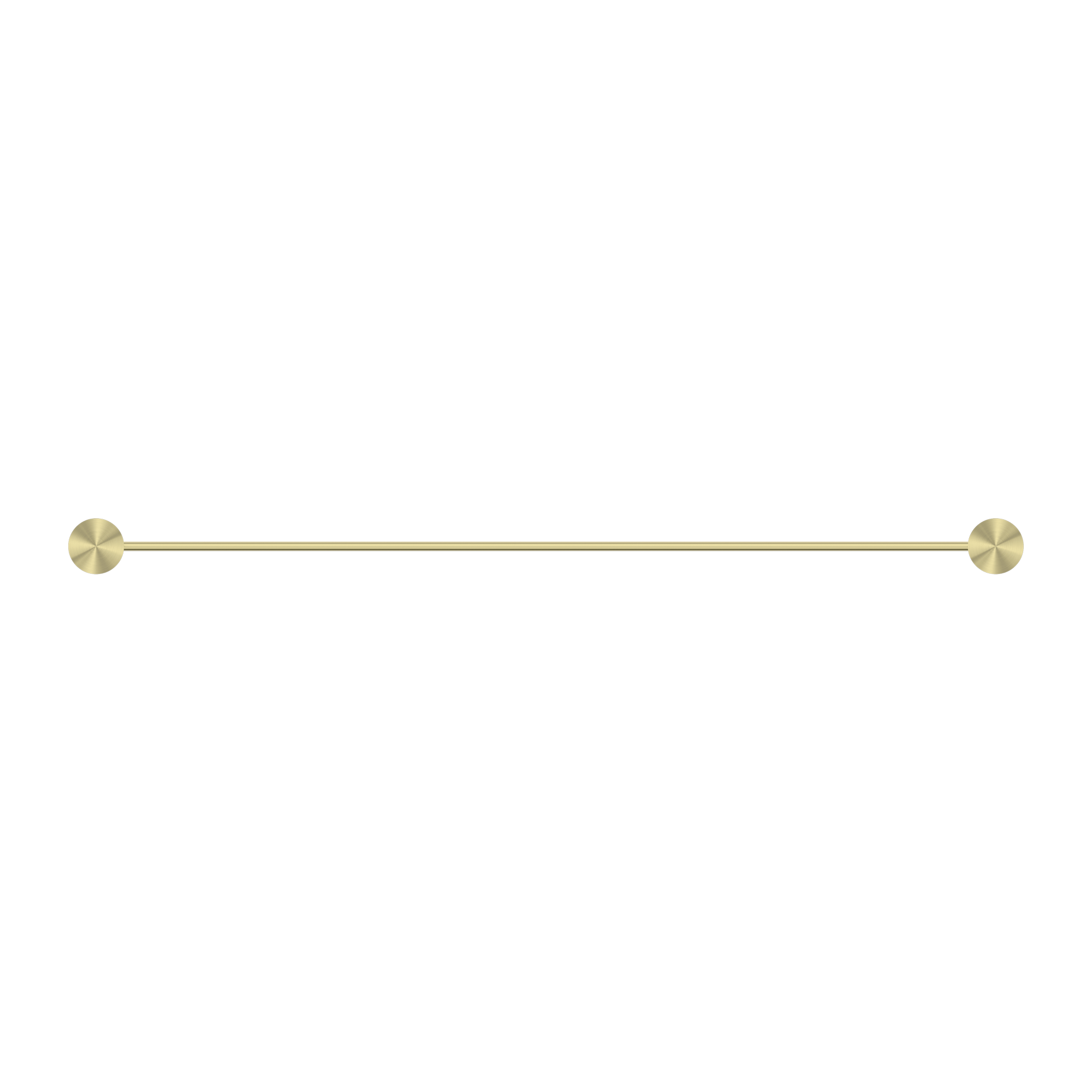Opal Single Towel Rail 600mm Brushed Gold