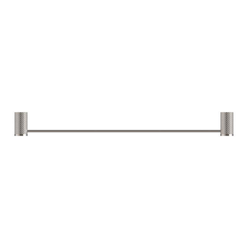 Opal Single Towel Rail 600mm Brushed Nickel