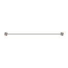 Opal Single Towel Rail 600mm Brushed Nickel