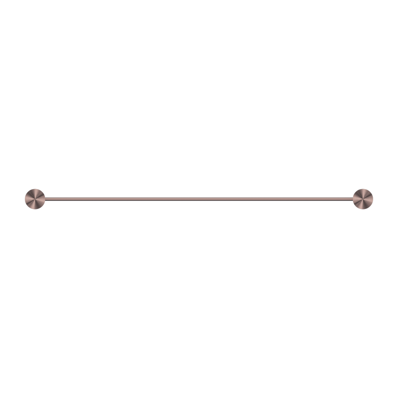 Opal Single Towel Rail 600mm Brushed Bronze