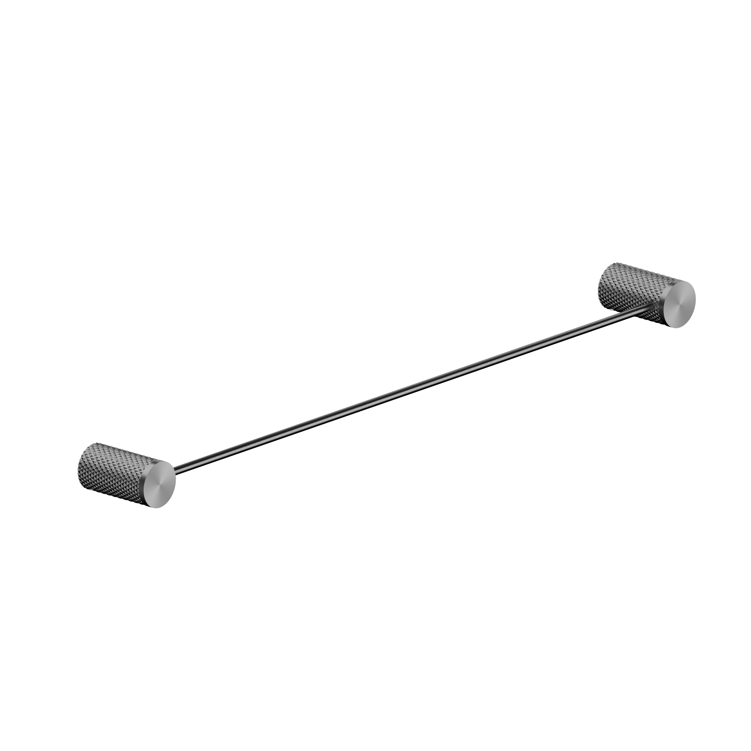 Opal Single Towel Rail 600mm Graphite