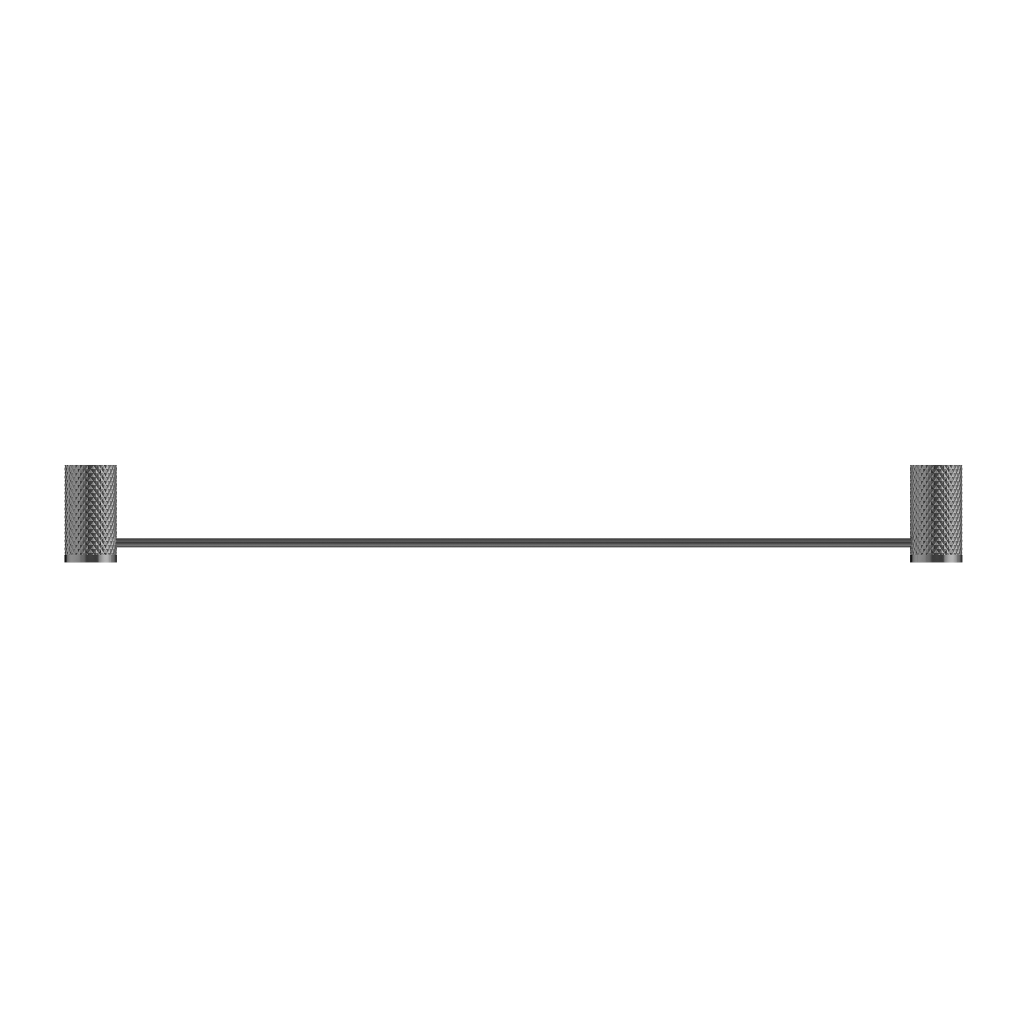 Opal Single Towel Rail 600mm Graphite