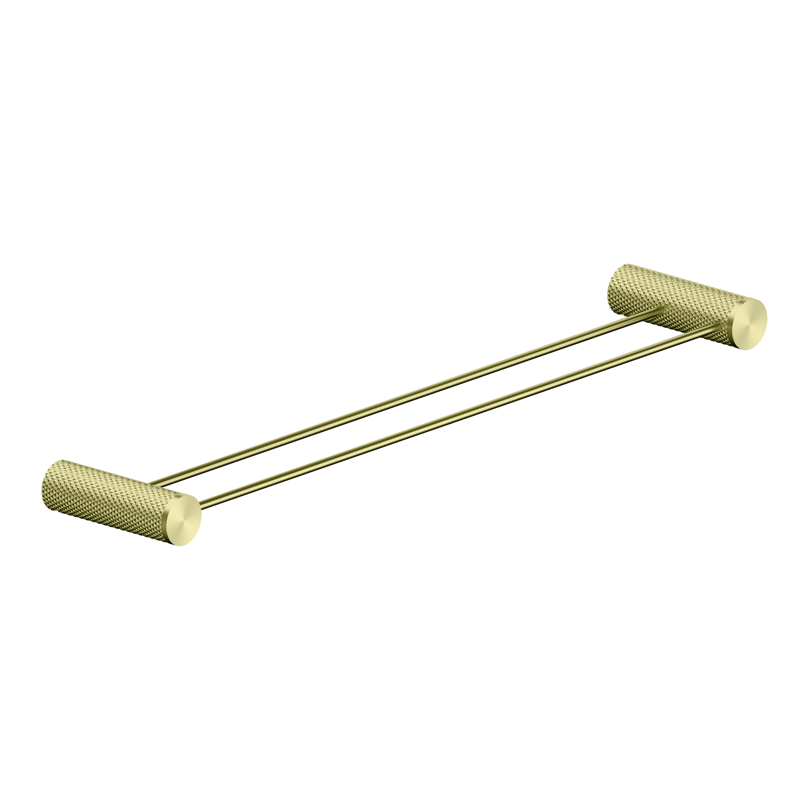 Opal Double Towel Rail 600mm Brushed Gold